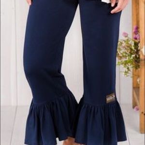 Size S Matilda Jane Outdoor Anthem Ruffles, navy